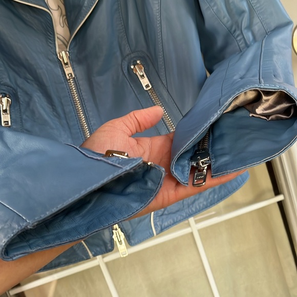 Schyia Leather Jacket size 36 - Picture 7 of 14